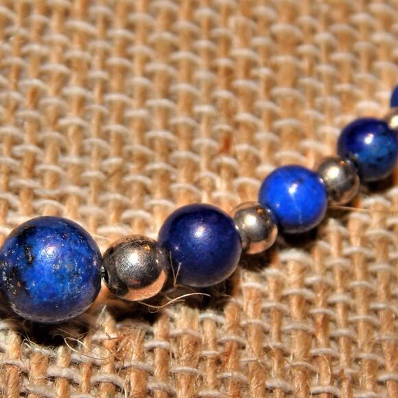 Powerful Lapis Lazuli Necklace Earrings & Ring Set - Picture 6 of 16